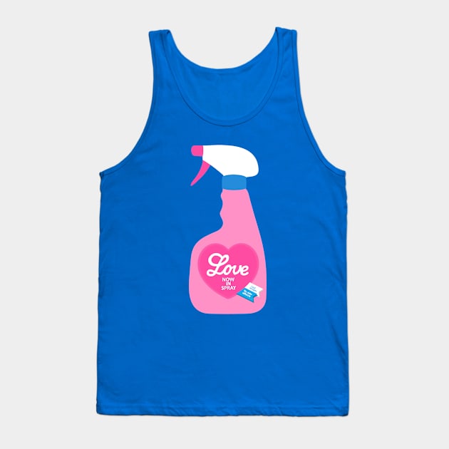 Pink Love in spray Tank Top by XOOXOO